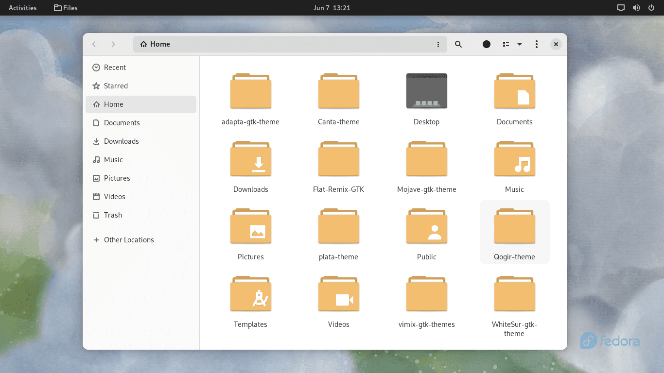 vimix theme home screen