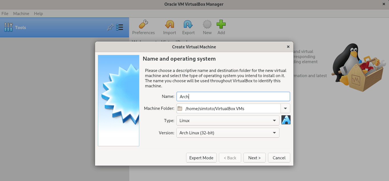 virtualbox